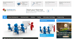 Desktop Screenshot of learn.geekinterview.com