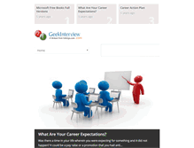 Tablet Screenshot of learn.geekinterview.com