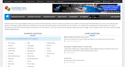 Desktop Screenshot of geekinterview.com