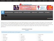 Tablet Screenshot of geekinterview.com